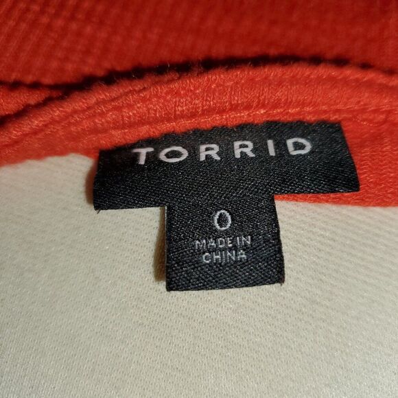NWOT Torrid Sweetheart Neckline Fit & Flare Dress - Size 0 (L/12) - Burnt Orange - Picture 7 of 10